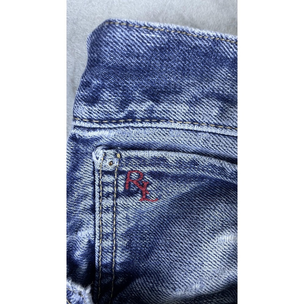 Polo Ralph Lauren Jeans Mens 36x30 Blue Medium Wash Straight Leg Denim Pants - Picture 2 of 10